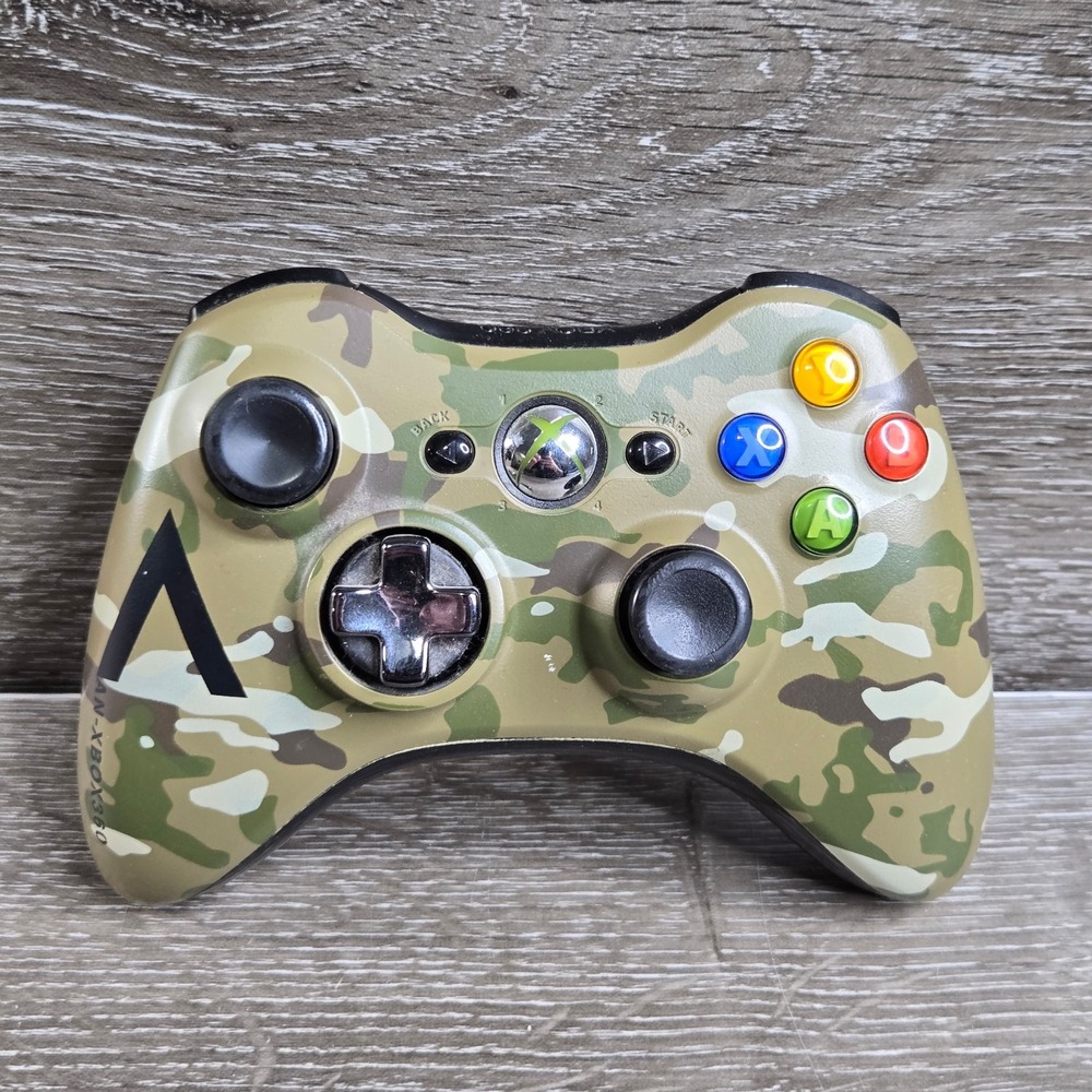 Genuine XBOX 360 X360 Wireless Controller (UVG) - CAMOUFLAGE / CAMO  43G-00049